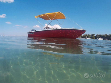 Barca con carrello omologato