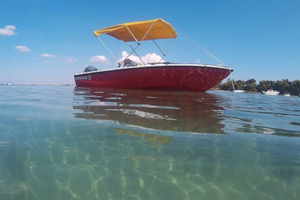 Barca con carrello omologato