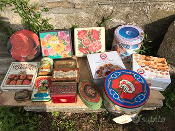 Scatole latta Lazzaroni Pavesi Baratti Sperlari