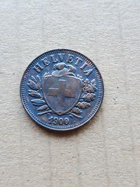 2 rappen Svizzera 1900 B NC