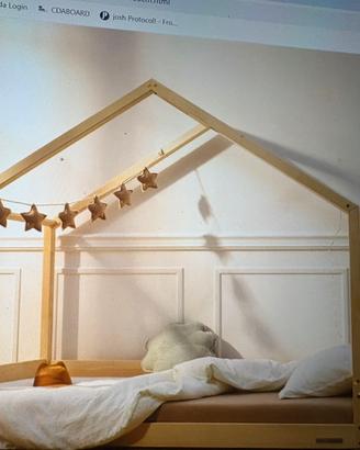 Letto matrimoniale a capanna Mon lit Cabane
