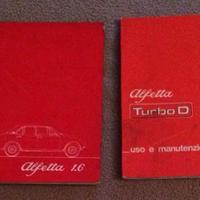 Libretti Uso e Manutenzione Alfa Romeo Alfetta