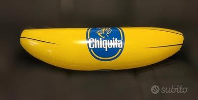 banana gonfiabile chiquita lunghezza 130cm