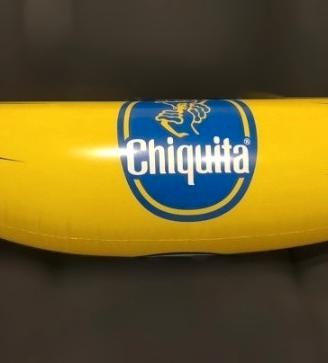 banana gonfiabile chiquita lunghezza 130cm