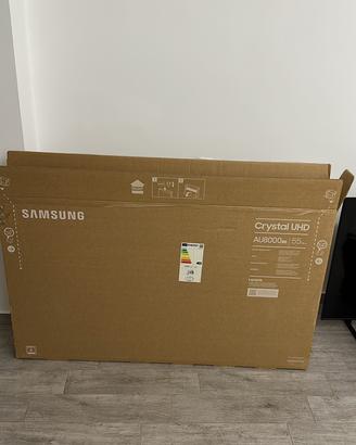 Tv Samsung 55’ Crystal UHD AU8000 (schermo rotto)