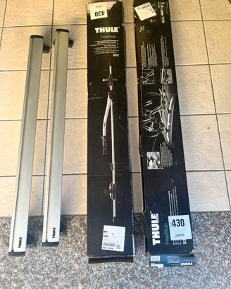 Portapacchi e 2 portabici THULE