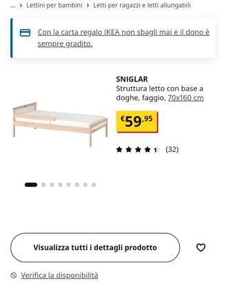 Lettino ikea