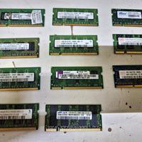 Stock Ram DDR2 per notebook e fissi