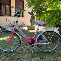 Bicicletta donna Lombardo 24 Rimini, colore bianco