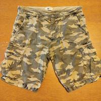 Pantaloncino in jeans verde militare  Tg. 46