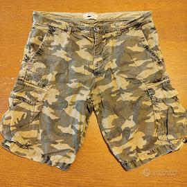 Pantaloncino in jeans verde militare  Tg. 46