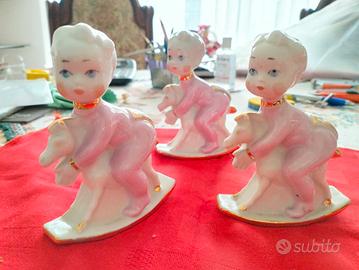 3 statuine ceramica 