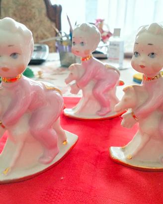 3 statuine ceramica 