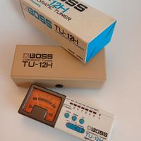 boss chromatic tuner TU-12H JAPAN anni 80 