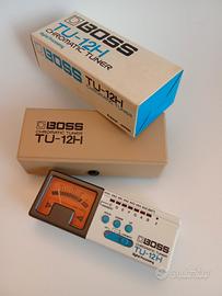 boss chromatic tuner TU-12H JAPAN anni 80 