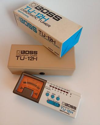boss chromatic tuner TU-12H JAPAN anni 80 