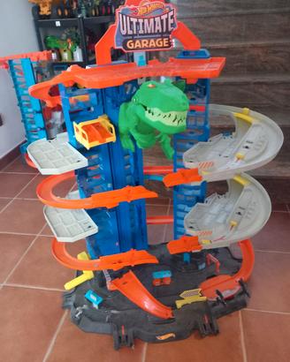 pista hot wheels dinosauro