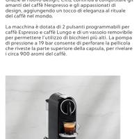 macchina caffè Nespresso 