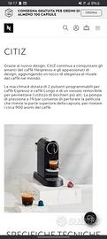 macchina caffè Nespresso 