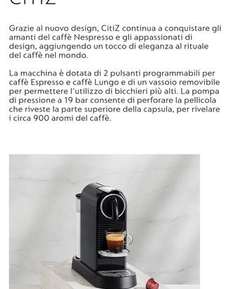 macchina caffè Nespresso 