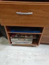 mobiletto porta TV con ruote