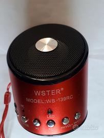 MINI CASSA SPEAKER PORTATILE BLUETOOTH