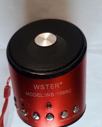 MINI CASSA SPEAKER PORTATILE BLUETOOTH