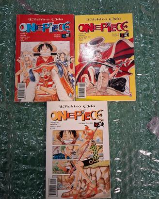 manga One piece 2-3 + 9 blu prezzo in lire
