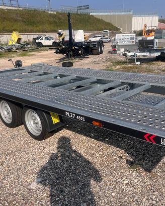 Rimorchio tasporto auto 450 x 216 cm 2700 Kg.
