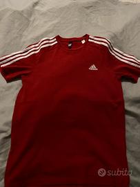 maglia adidas rossa da ragazzo