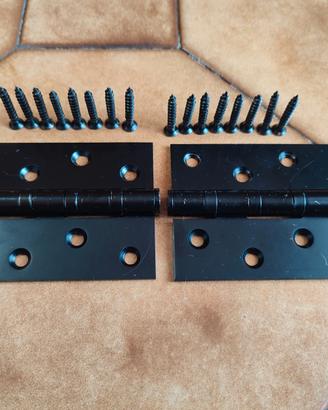 Cerniere in metallo inox per ante/porte in legno