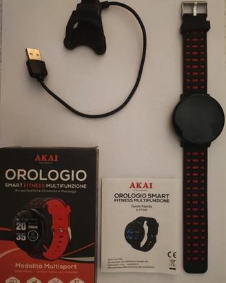 Akai orologio Smart Fitness multifunzione nuovo