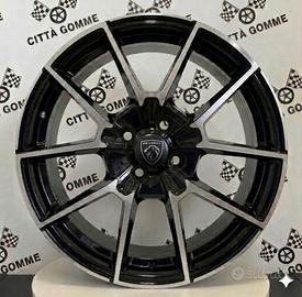 CERCHI IN LEGA PEUGEOT 208 307 308 2008 DA 16"