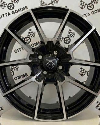 CERCHI IN LEGA PEUGEOT 208 307 308 2008 DA 16"