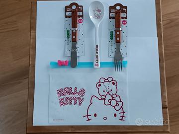 Set mini posate dessert Sanrio Hello Kitty 3 pezzi