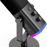 FIFINE USB Gaming Microfono Dinamico per PC PS4 PS