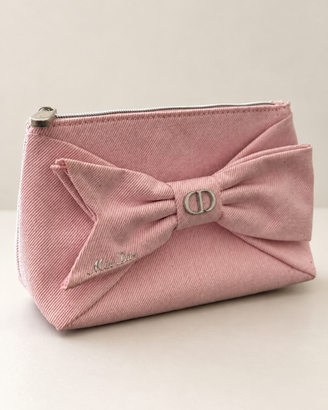 Pochette Miss Dior rosa cipria con fiocco