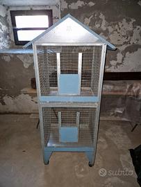 Voliera uccelli + accessori