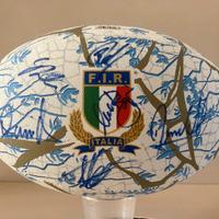 pallone rugby GILBERT autografato