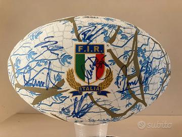 pallone rugby GILBERT autografato
