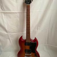 Chitarra elettrica con amplificatore