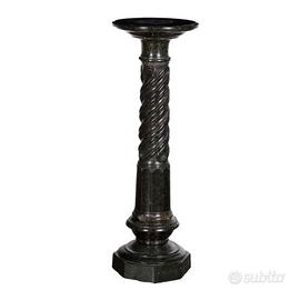 Colonna Porta Busto in Marmo Serpentino