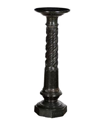 Colonna Porta Busto in Marmo Serpentino