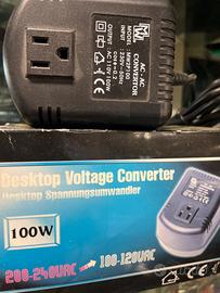 Convertitore tensione da 230V a 110V. 100 w