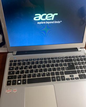 Acer pc portatile 15”10 gb ram ssd 512 notebook