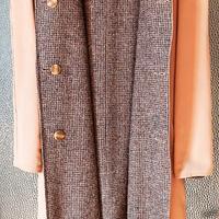 Cappotto da donna double face beige vintage