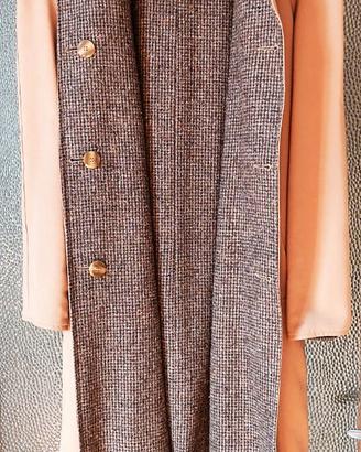 Cappotto da donna double face beige vintage