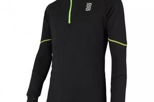 MAGLIA TERMICA MOTO SCOOTER OJ F048 NERO INSERTI F