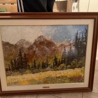 Quadro originale piumato Tancini