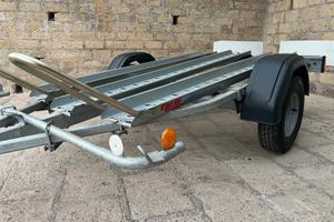 Carrello appendice porta 2 moto Ellebi